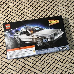 Lego Back to the Future Time Machine - Black, Gray, White